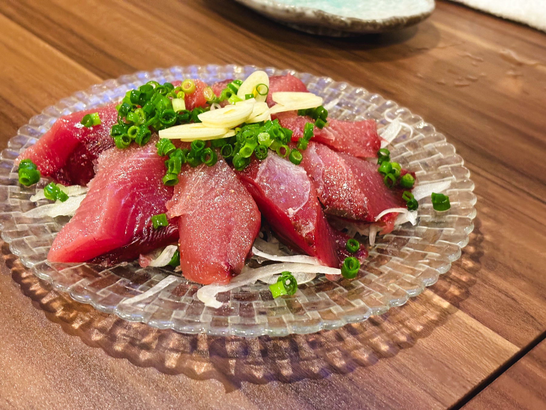 寿浬庵で食べた刺身の盛り合わせ