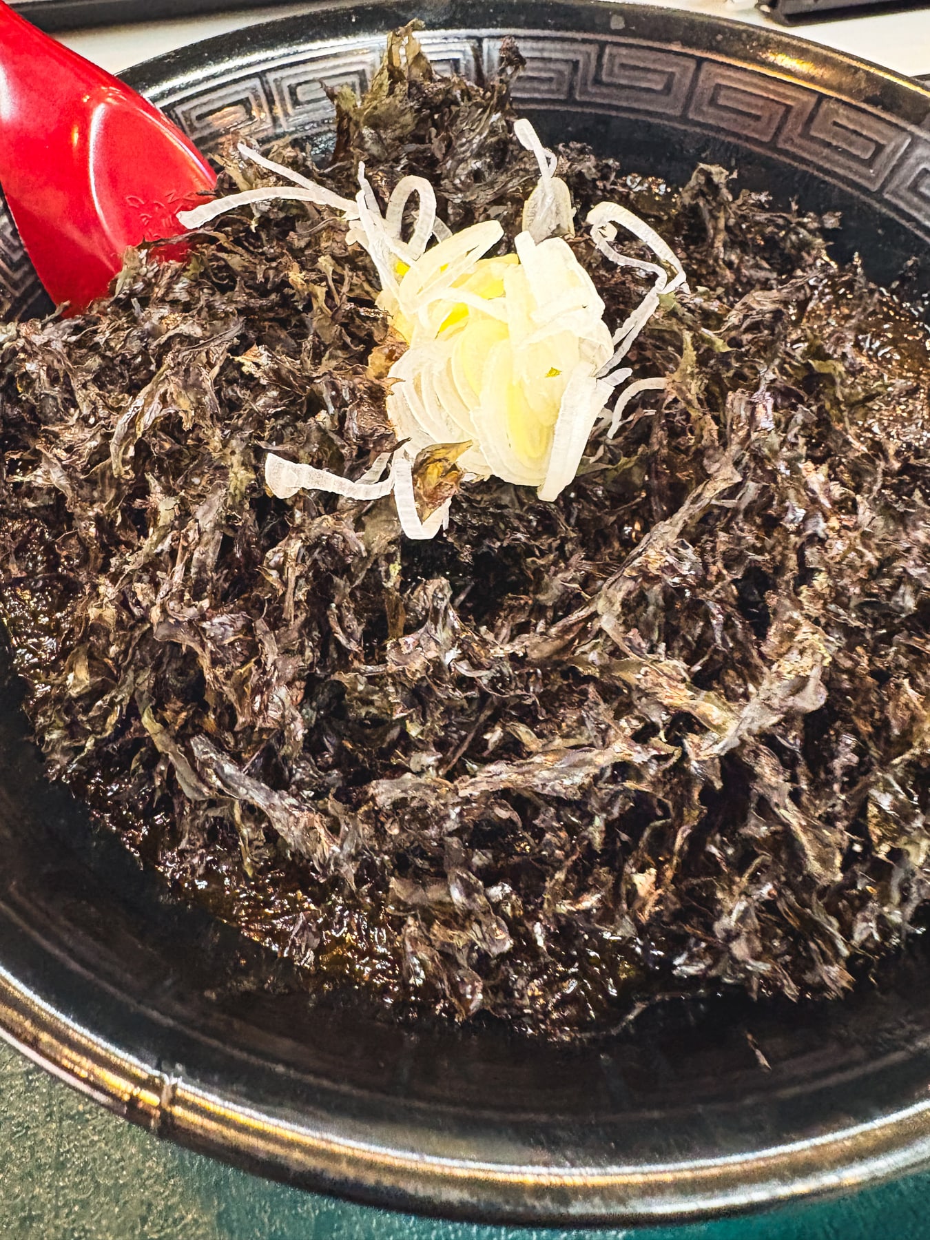 松島さかな市場で食べた海苔がたっぷり入ったラーメン