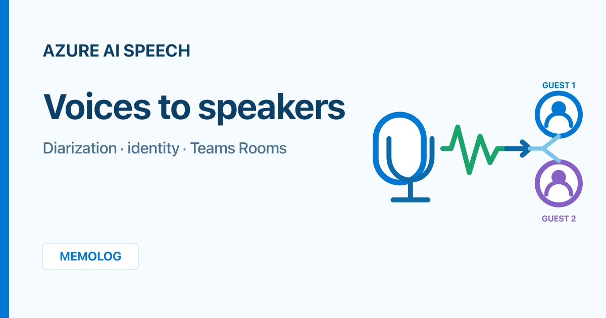 Azure AI Speech の話者分離と話者認識を整理する