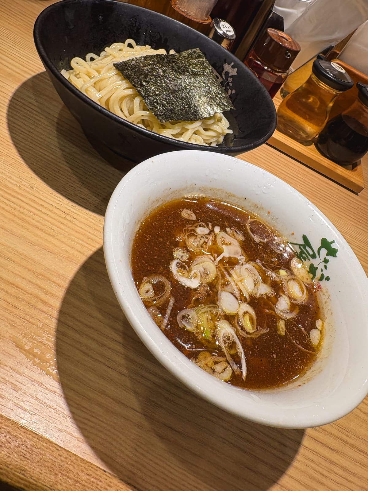 帰国後に羽田空港のせたが屋で食べたつけ麺