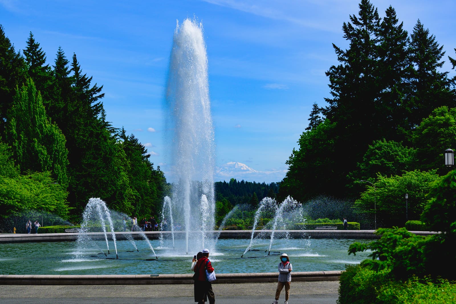 University of Washington の Drumheller Fountain