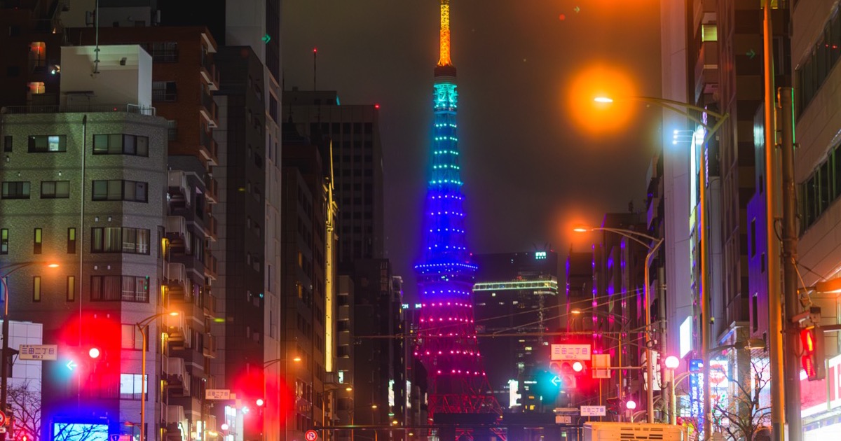 Photographing Tokyo Tower in MISAMO Colors