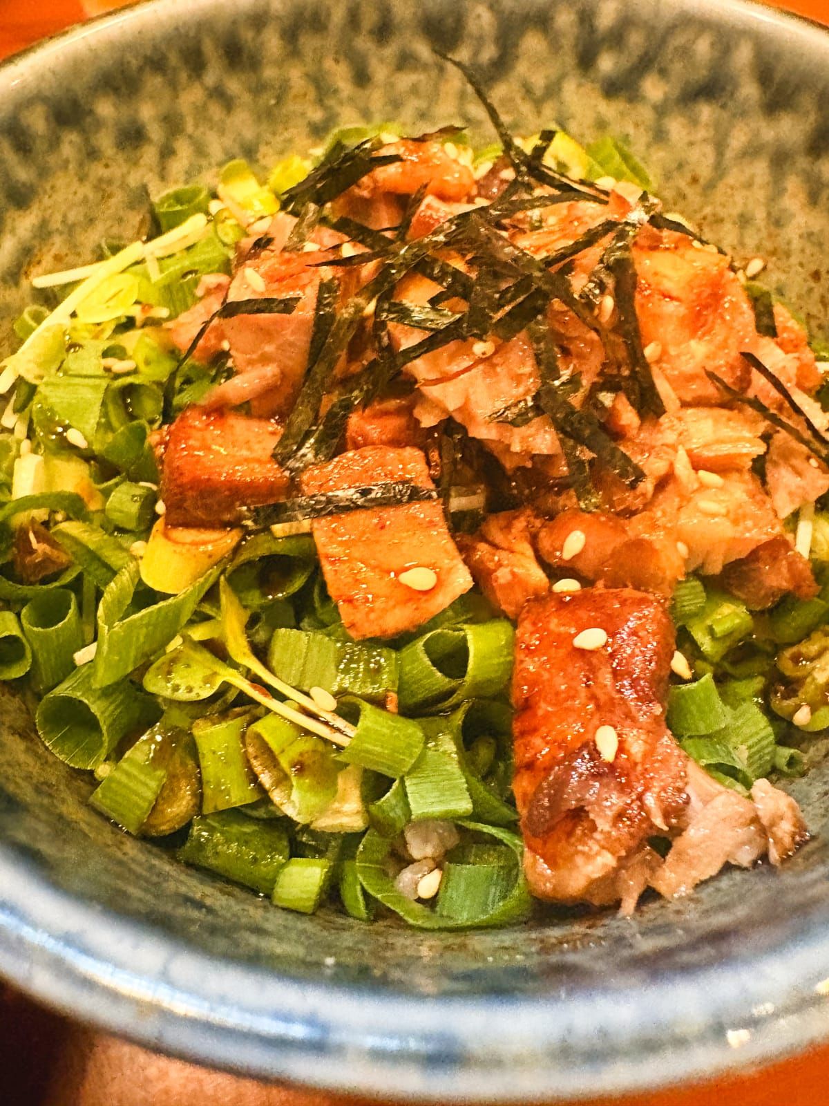 Green onion pork rice at Yoshiyama Shoten Sapporo Stellar Place